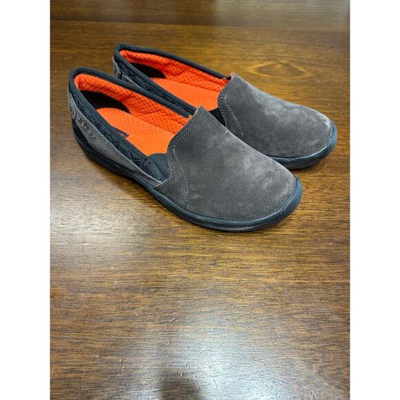 Crocs Suede Anyweather Loafer Slip On Shoe Women 9.5 Brown Neutral Comfort Comfy - Picture 1 of 8